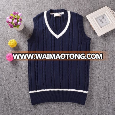 Latest wholesale kids vest school uniform